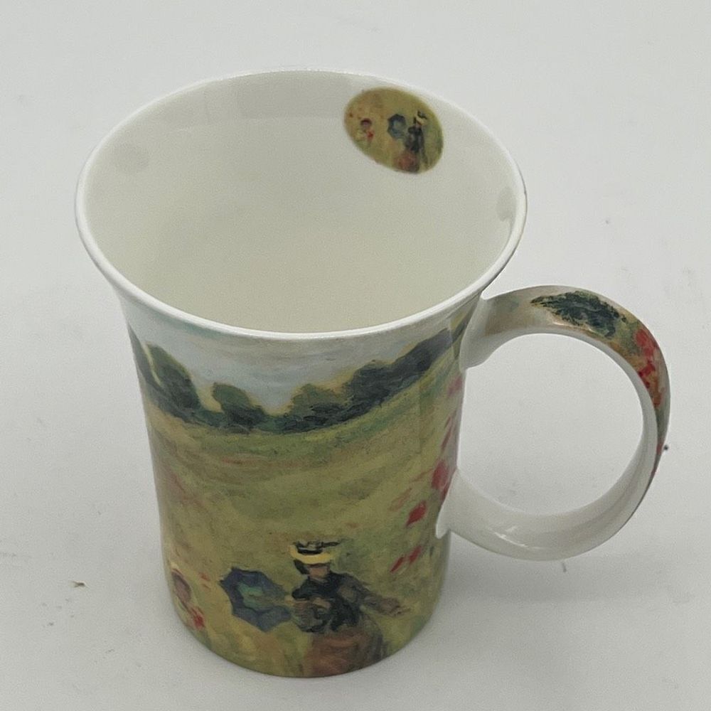McIntosh Fine Bone China Claude Monet Poppies Java Coffee Mug